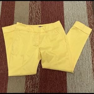 7th Ave New York and Company yellow pants